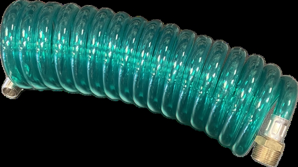 Spiralslange til støvlevask, 16 mm.