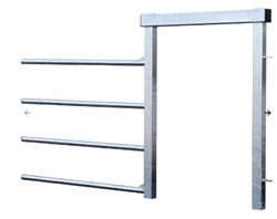 Indstiksdel t/4-rørslåge m/dyrehull 1½"