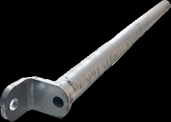 Ende forlænger til 1½" rør, længde: 75 cm. 