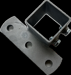 Hævebeslag 3-huls front til 70x70mm. stolpe. 