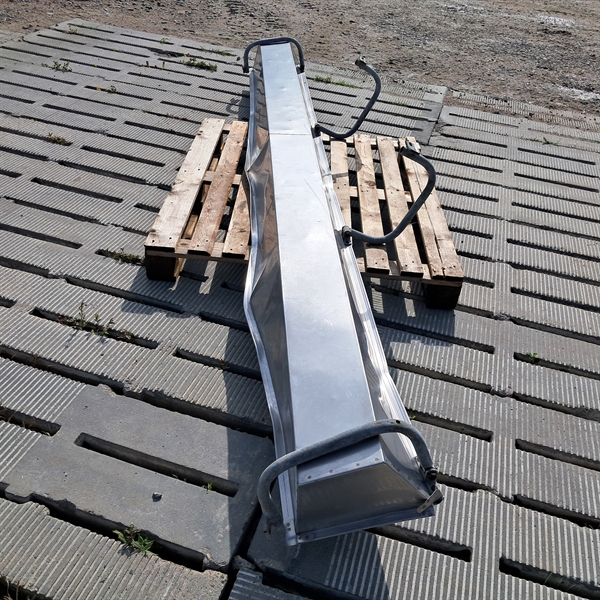 1 stk. brugt rustfri trug 343x34 